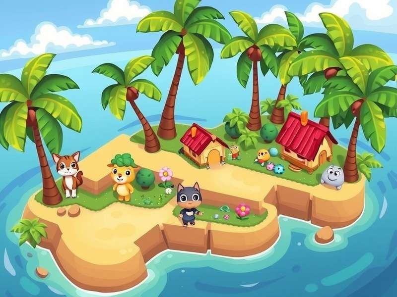Animal Crossing Island Planner example showing a detailed island map with designs