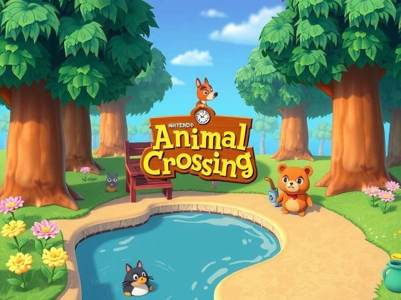 Person holding the Animal Crossing Switch while playing on a TV with the themed dock visible