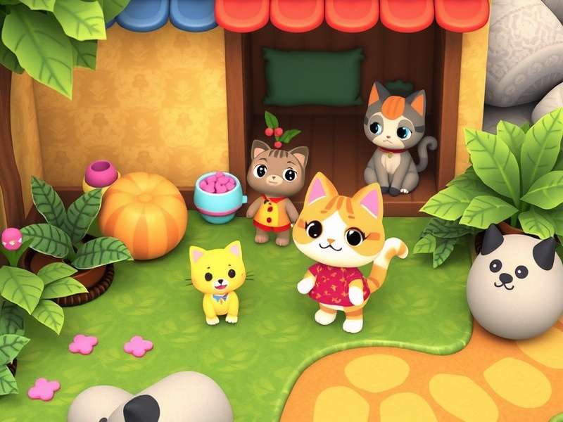 Cute cat villagers in Animal Crossing New Horizons