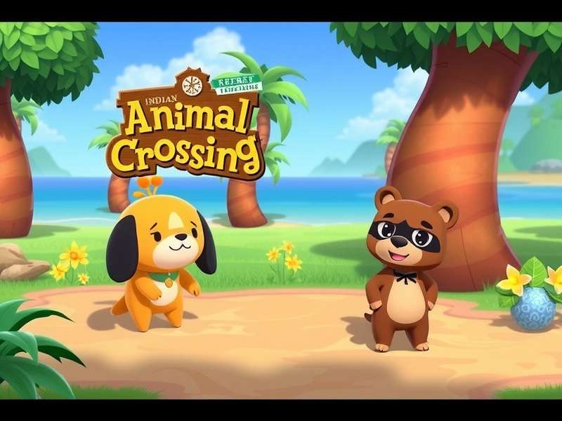Animal Crossing New Horizons Release Date Announcement Art