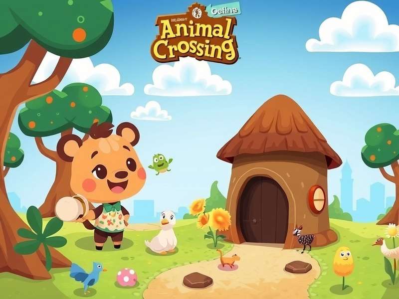 Animal Crossing Wild World gameplay on Nintendo DS with village and characters