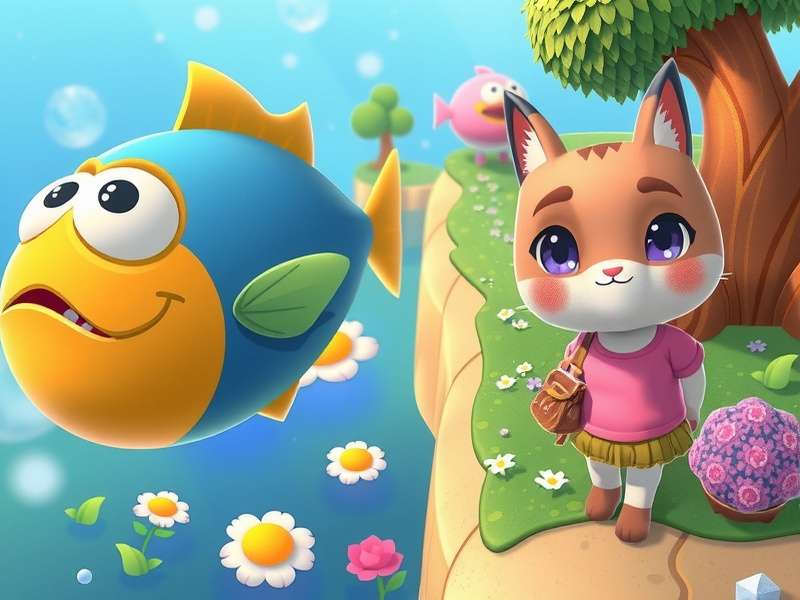 A complete collection of all fish in Animal Crossing: New Horizons displayed on the island beach