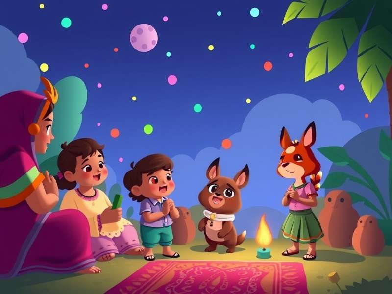 Group of Animal Crossing style animal villagers gathered together as if singing