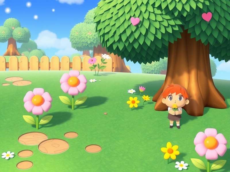 Optimal Animal Crossing New Horizons flower breeding grid layout showing checkerboard pattern