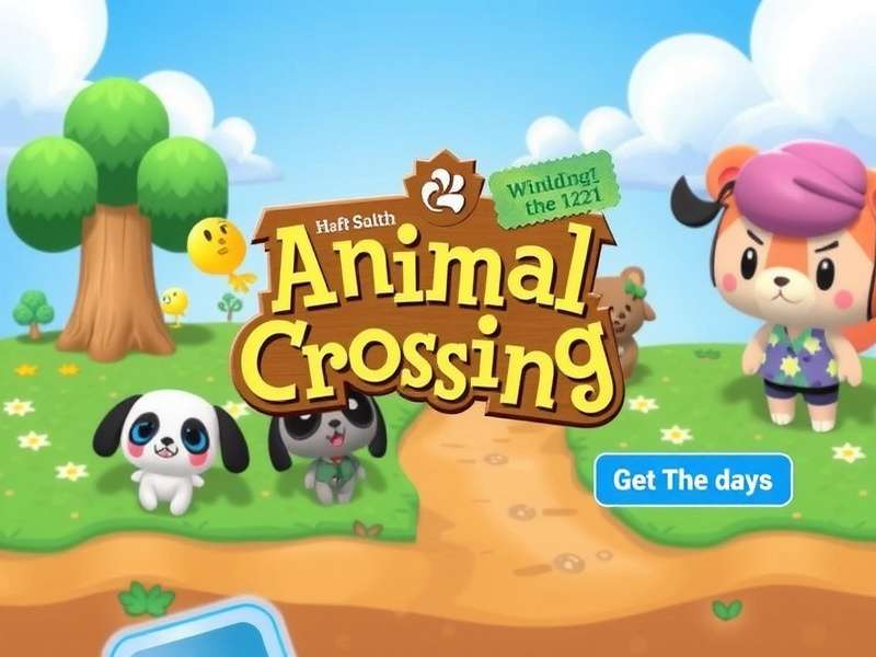 Concept art of a potential Animal Crossing game on Nintendo Switch 2 featuring updated graphics and new villagers