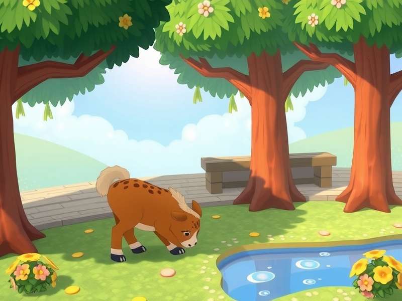 Animal Crossing Wii Town Square with villagers and player character