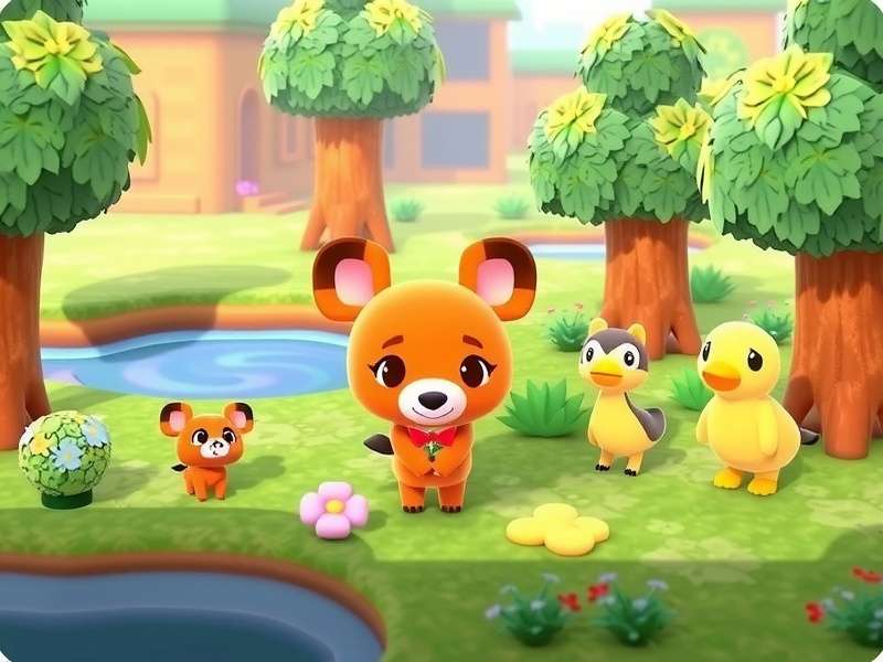 Animal Crossing New Horizons island paradise with custom designs and villagers