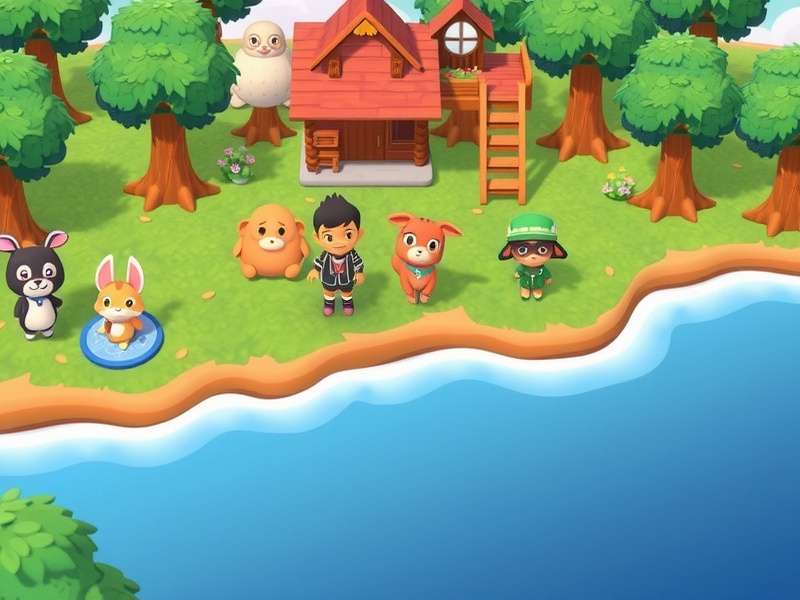 Animal Crossing New Horizons Villagers Group Photo