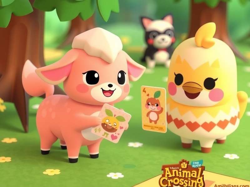 A collection of Animal Crossing amiibo cards featuring popular villagers