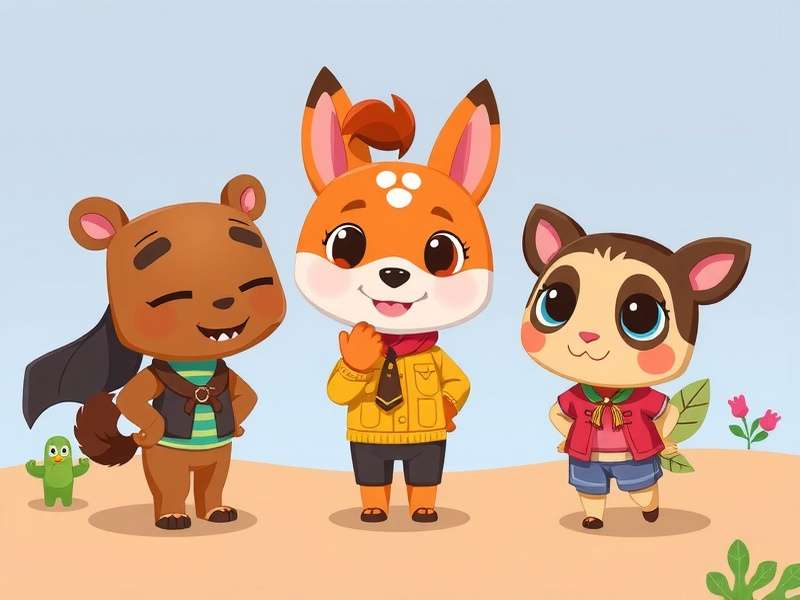 Collage of popular Animal Crossing characters like Tom Nook, Isabelle, and Raymond as PNG with transparent background