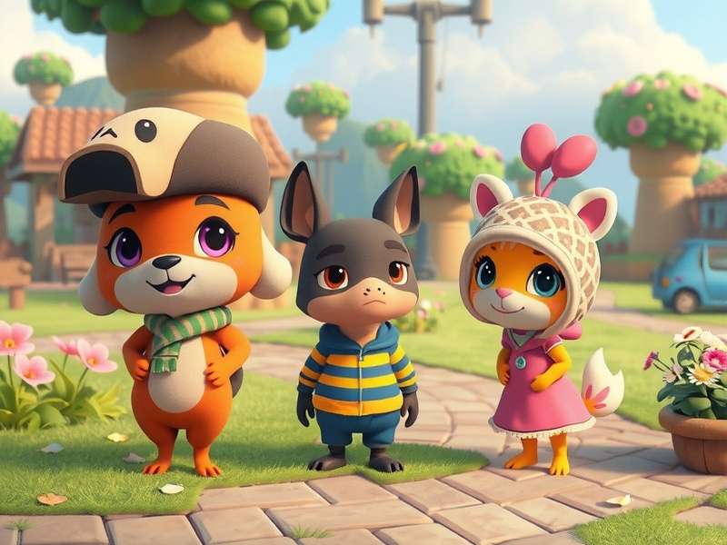 Traditional Japanese tanuki statue