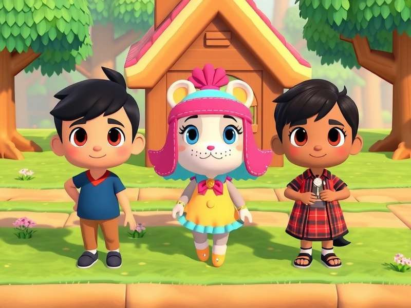 Visual comparison chart showing all 8 Animal Crossing villager personality types with representative villagers