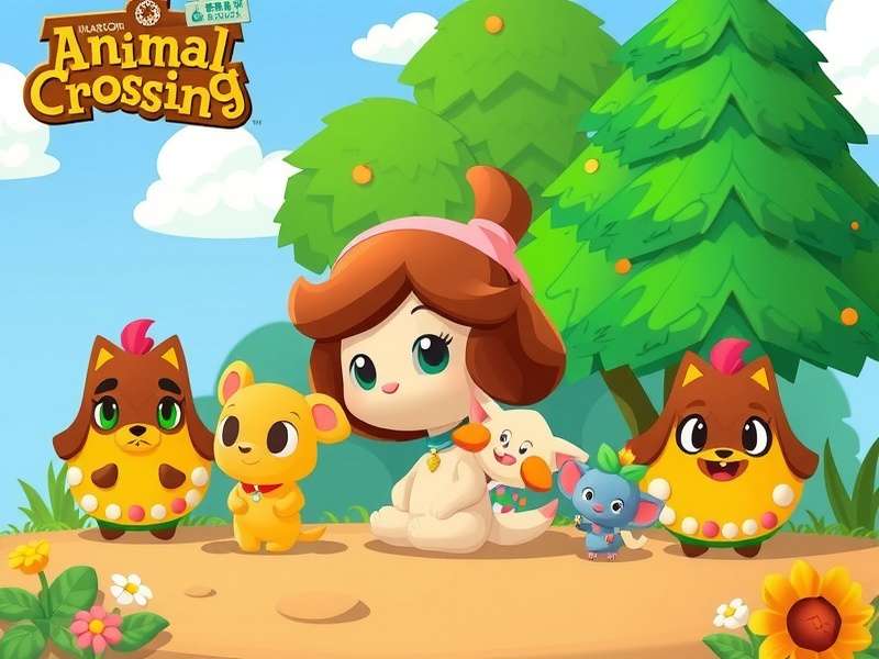 Animal Crossing New Horizons villagers group posing together