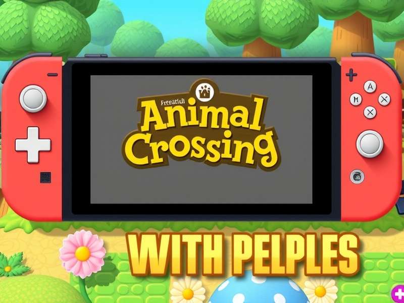 Animal Crossing Nintendo Switch console with pastel green and blue controllers in Indian market