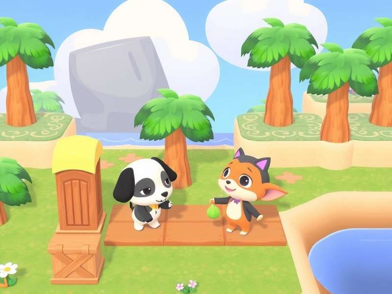 Animal Crossing New Horizons island with money trees and expensive items
