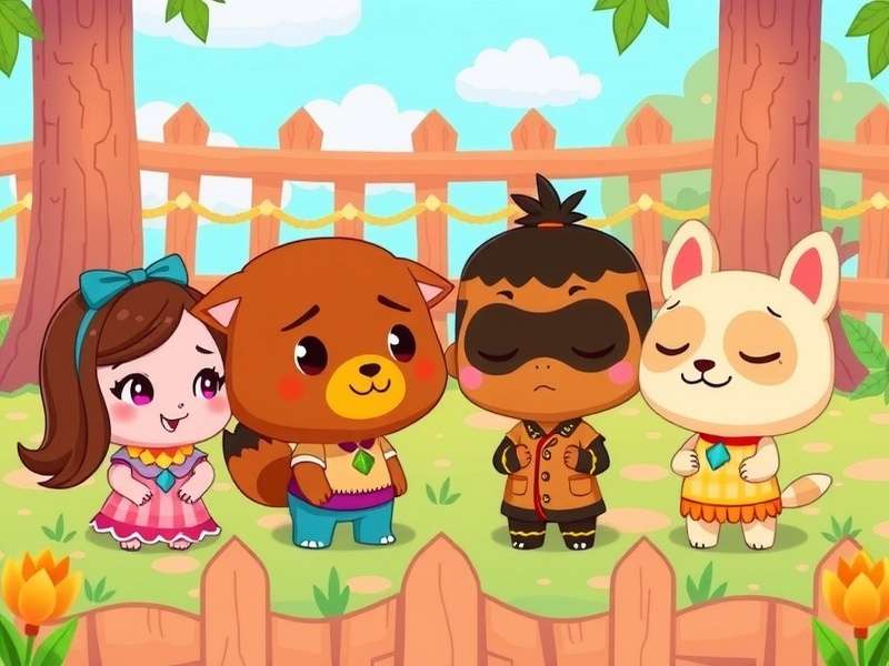 Two Animal Crossing villagers talking to each other with thought bubbles