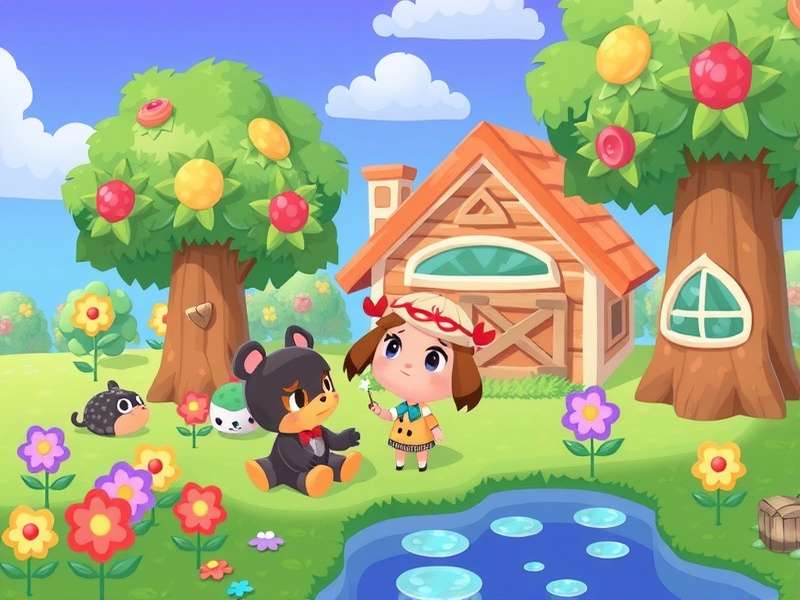 Animal Crossing New Horizons island view
