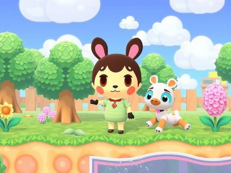 Deena Animal Crossing villager smiling in her house