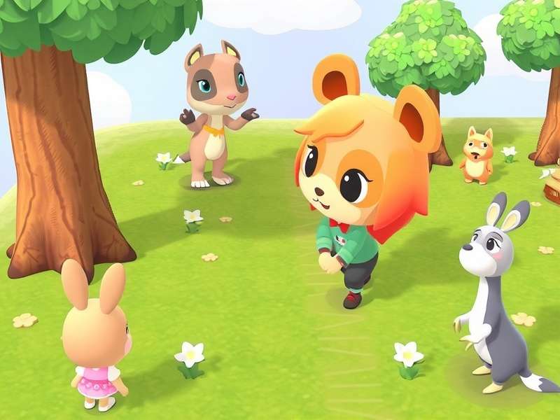 Bob the purple cat villager smiling in front of his house in Animal Crossing New Horizons