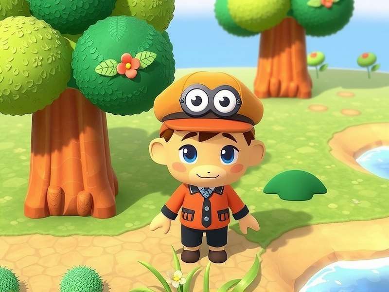 Raymond Animal Crossing character with heterochromatic eyes and business attire