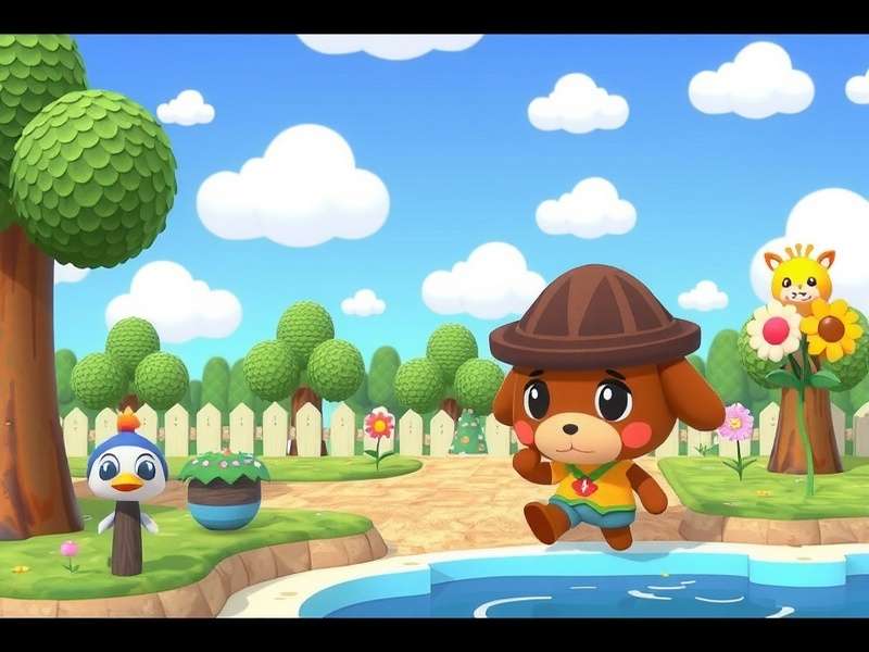 Animal Crossing Dlc custom design showcase with vibrant colors