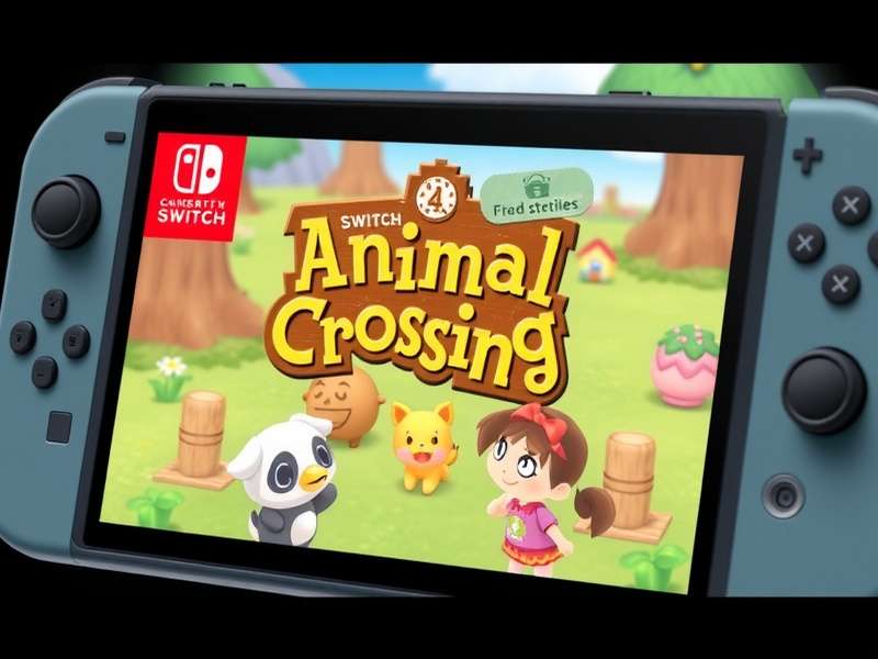 A vibrant island in Animal Crossing: New Horizons on Nintendo Switch, showing a player's decorated home, garden, and villagers