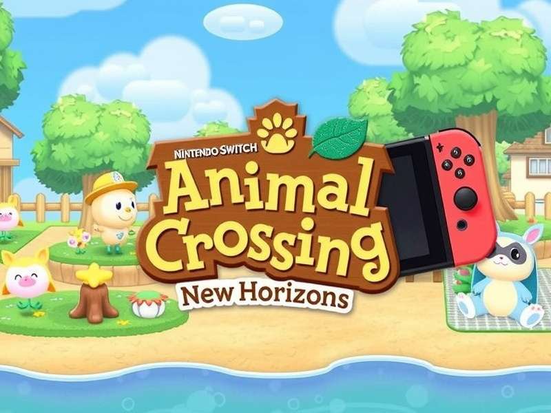 Animal Crossing New Horizons Nintendo Switch island paradise scene
