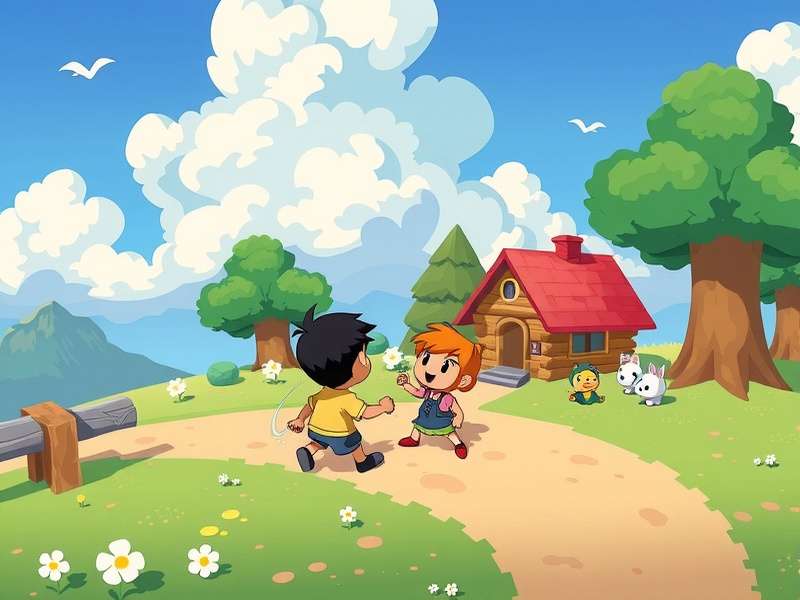 Animal Crossing villagers fighting – dramatic standoff between two cute animal characters on a sunny island