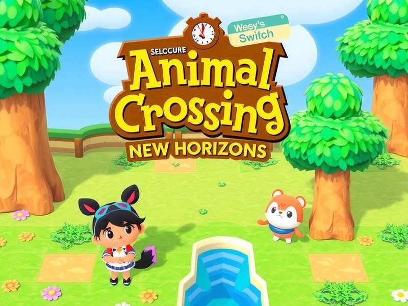 Animal Crossing New Horizons Switch island paradise with villagers and tropical scenery