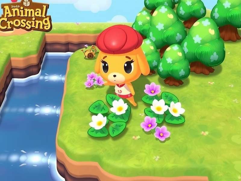 Animal Crossing New Horizons flower breeding garden with hybrid roses and tulips