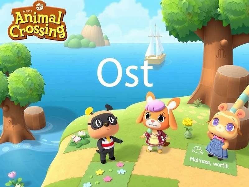 Animal Crossing New Horizons OST album artwork featuring KK Slider and island scenery