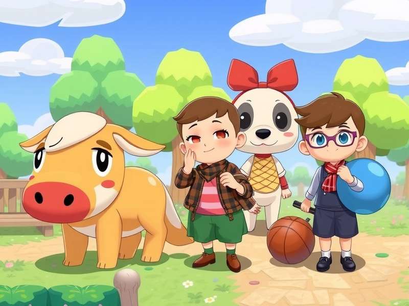 Animal Crossing characters reimagined as humans – vibrant digital art collection